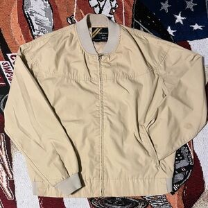 Vintage Sears Mens Bomber Jacket Style Windbreaker (L)